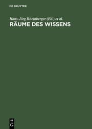 Cover von Räume des Wissens