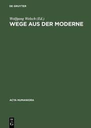 Cover von Wege aus der Moderne