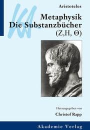 Cover von Aristoteles: Die Substanzbücher der Metaphysik