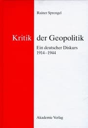 Cover von Kritik der Geopolitik