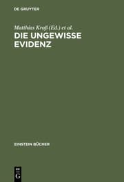 Cover von Die ungewisse Evidenz