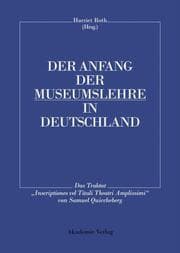 Cover von Der Anfang der Museumslehre in Deutschland