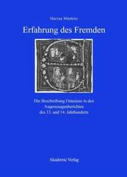 Cover von Erfahrung des Fremden