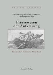 Cover von Pressewesen der Aufklärung