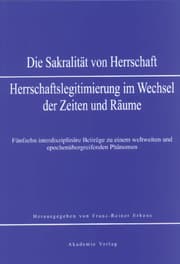 Cover von Die Sakralität von Herrschaft