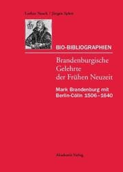 Cover von Mark Brandenburg mit Berlin-Cölln 1506-1640