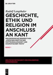 Cover von Geschichte, Ethik und Religion im Anschluss an Kant