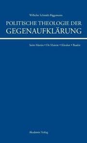 Cover von Politische Theologie der Gegenaufklärung