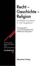 Cover von Recht, Geschichte, Religion