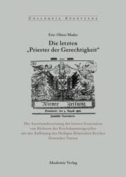 Cover von Die letzten 'Priester der Gerechtigkeit'