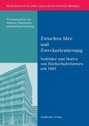 Cover von Zwischen Idee und Zweckorientierung