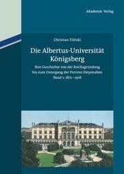 Cover von Die Albertus-Universität Königsberg 1