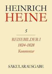 Cover von Reisebilder I: 1824-1828. Kommentar