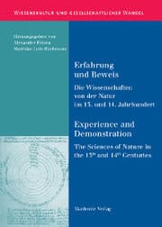 Cover von Erfahrung und Beweis. Die Wissenschaften von der Natur im 13. und 14. Jahrhundert