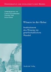 Cover von Wissen in der Krise