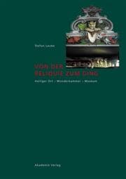Cover von Von der Reliquie zum Ding