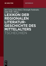 Cover von Lexikon der regionalen Literaturgeschichte des Mittelalters