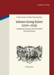 Cover von Johann Georg Sulzer (1720-1779)