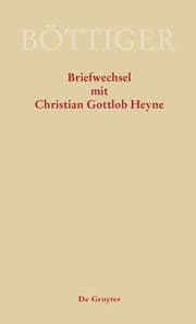 Cover von Karl August Böttiger - Briefwechsel mit Christian Gottlob Heyne