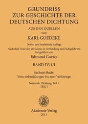Cover von Sechstes Buch: Vom siebenjährigen bis zum Weltkriege