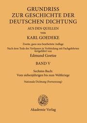 Cover von Sechstes Buch: Vom siebenjährigen bis zum Weltkriege