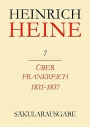 Cover von Über Frankreich 1831-1837. Berichte über Kunst und Politik