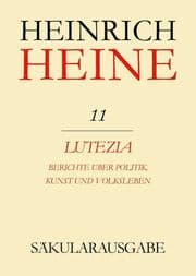 Cover von Lutezia. Berichte über Politik, Kunst und Volksleben