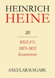 Cover von Briefe 1815-1831. Kommentar