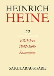 Cover von Briefe 1842-1849. Kommentar
