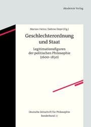 Cover von Geschlechterordnung und Staat