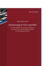 Cover von Erinnerung in Text und Bild