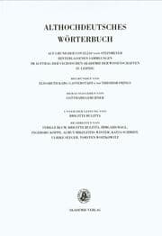 Cover von Althochdeutsches Wörterbuch IV, M-N, 7./8.Lieferung