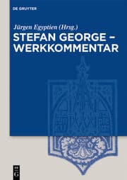 Cover von Stefan George - Werkkommentar