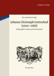 Cover von Johann Christoph Gottsched (1700-1766)