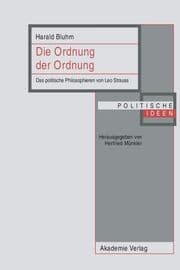 Cover von Die Ordnung der Ordnung