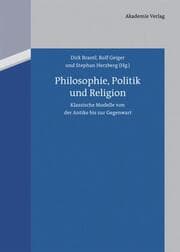 Cover von Philosophie, Politik und Religion