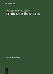 Cover von Ethik der Ästhetik