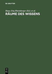 Cover von Räume des Wissens
