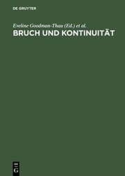Cover von Bruch und Kontinuität