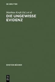 Cover von Die ungewisse Evidenz