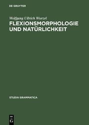 Cover von Flexionsmorphologie und Natürlichkeit
