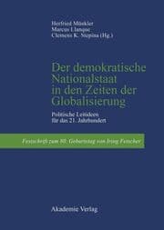 Cover von Der demokratische Nationalstaat in den Zeiten der Globalisierung