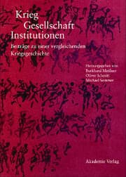 Cover von Krieg - Gesellschaft - Institutionen