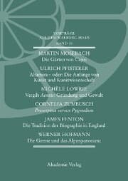 Cover von Vorträge aus dem Warburg-Haus. Band 10