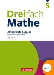 Cover von Dreifach Mathe - Nordrhein-Westfalen - Ausgabe 2022 - 5. Schuljahr