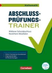 Cover von Abschlussprüfungstrainer Mathematik - Nordrhein-Westfalen - 10. Schuljahr