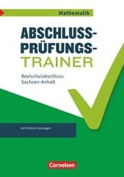 Cover von Abschlussprüfungstrainer Mathematik - Sachsen-Anhalt - 10. Schuljahr