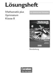 Cover von Mathematik plus - Brandenburg / 8. Schuljahr - Lösungen zum Schülerbuch mit didaktischen Hinweisen