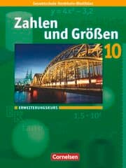 Cover von Zahlen und Größen - Kernlehrpläne Gesamtschule Nordrhein-Westfalen - 10. Schuljahr - Erweiterungskurs