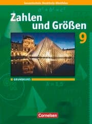 Cover von Zahlen und Größen - Kernlehrpläne Gesamtschule Nordrhein-Westfalen - 9. Schuljahr - Grundkurs